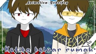 °•Perbedaan  antara solar dan hali ketika keluar rumah•°|| animation Boboiboy || Boboiboy