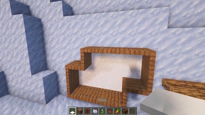 Minecraft: 2 base-building tips for a cozy cabin in a glacier