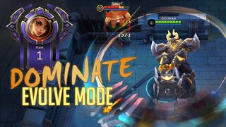 DOMINATE IN EVOLVE MODE | MLBB GAMEPLAY