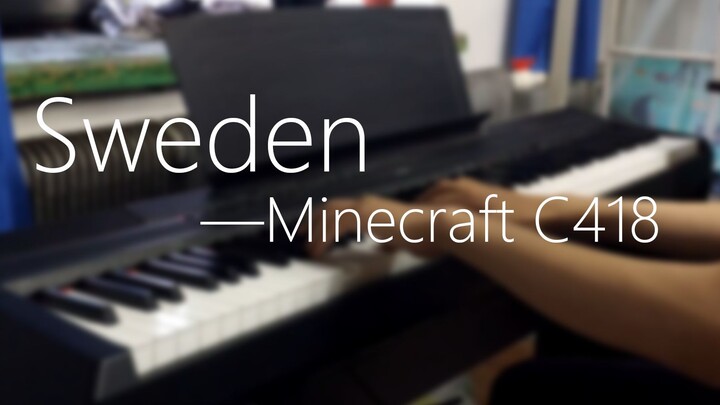 [Piano] Sweden-C418 Minecraft
