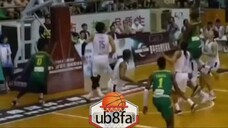 Rhenz Abando will beat Cj Perez after a Senegal huge player strikes a Gilas player.