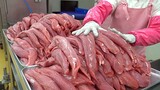 돈까스공장 Mass Production! Pork Cutlet and Vegetable Sauce Making Process - Korean food factory