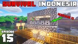 BUAT DERMAGA TERKUAT NENEK MOYANG !! - Minecraft Survival Indonesia (Eps.15)