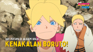 Hari Pertama Langsung Buat Onar! Kenakalan Boruto di Akademi Ninja!