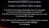 Rebelle Nutrition Online Course Academy Course Download