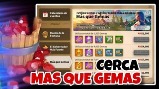 CERCA EL MÁS QUE GEMAS - RISE OF KINGDOMS