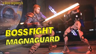 Boss Fight Rerogrammed Magnaguard Jedi Survivor #jedisurvivor #shortvideo #gaming  #xboxseris