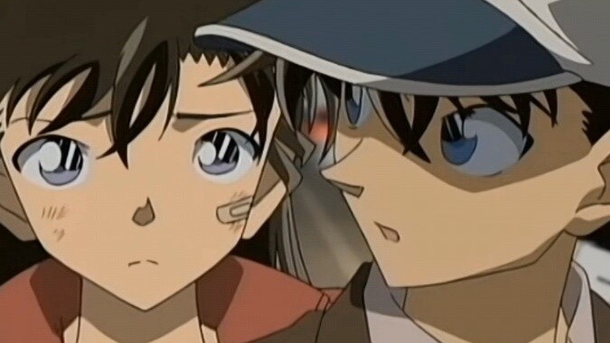 Sweet and sad, Shinichi's voice is so gentle even though he has a cold. When will Xiaolan hold on to