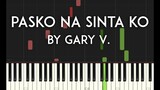 Pasko Na Sinta Ko by Gary Valenciano Synthesia Piano Tutorial with sheet music