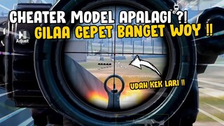 CHEATER MODEL APALAGI INI COBA ?! LAGI SOLO SQUAD MALAH KETEMU GINIAN HADEH !!