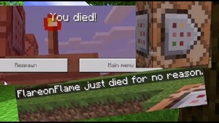 How to make a custom Death Message (MCPE, Windows 10 Editon)