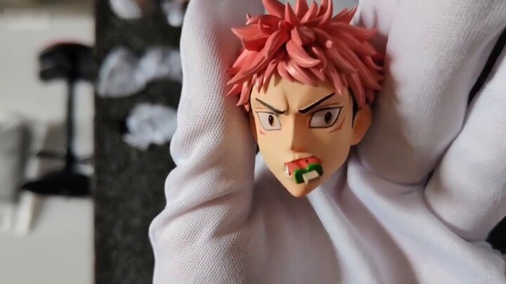 Jujitsu Kaisen Knotweed Jepang Patung Hisuhito GK Unboxing Figur Knotweed Jepang Aksesori GK Knotwee