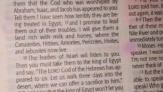 Daily Verse.                  Exodus 3:18-20