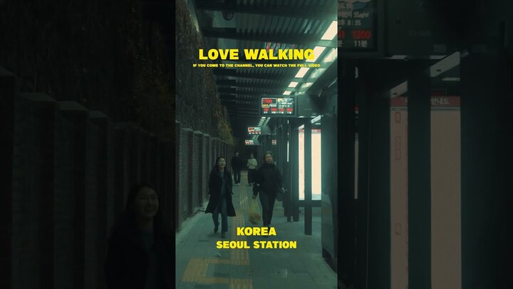 #shorts 【4K】 Seoul Station / night walk at 10 p.m