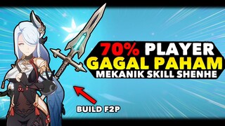 70% Player GAGAL PAHAM Mekanik Skill Shenhe Build Support - Genshin Impact