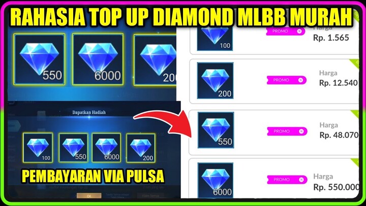 TOP UP DIAMOND | MOBILE LEGENDS TERMURAH | BISA BAYAR VIA PULSA  DIAMOND MOBILE LEGENDS MURAH