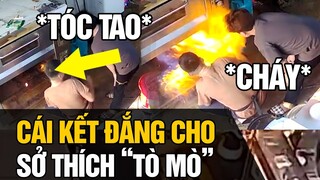 Táy máy sửa lò nướng , Hai nam thanh niên nhận cái kết  “ĐẦU BỐC KHÓI” | Tin Nhanh 4s