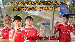 BTR RYZEN COMEBACK !! BIGETRON DENGAN ROSTER PEMAIN BARU MAINNYA SANGAR WWCD 20 K1LL - PUBG MOBILE