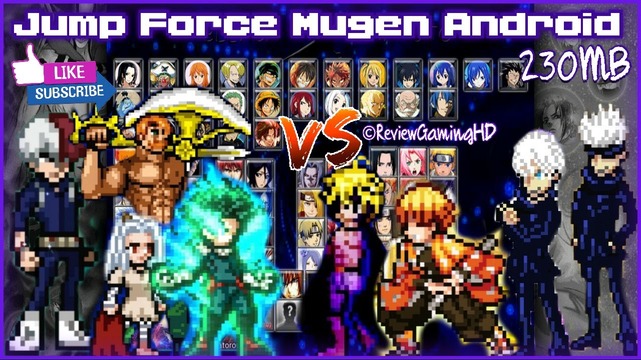 Full Game Version Jump Force Mugen Apk for Android - BiliBili