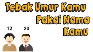 Trik sulap tebak umur Pakai Nama Kamu 2019! | matematika