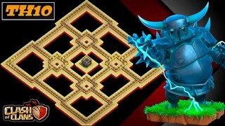 NEW TH10 WAR BASE + REPLAY PROOF / ANTI ZAP WITCHES / ZAP DRAGONS + LINK | CLANS OF CLANS