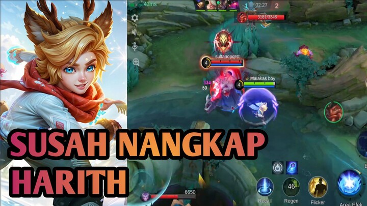 HERO MANTAP BUAT PUSH GOLDLANE | HARITH GAMEPLAY MLBB