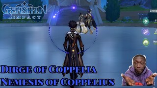 Lawan Dirge of Coppelia dan Nemesis of Coppelius [Genshin Impact]