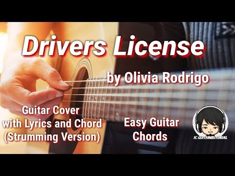 Drivers License -Olivia Rodrigo Guitar Chords (Guitar Cover + Easy Chords)