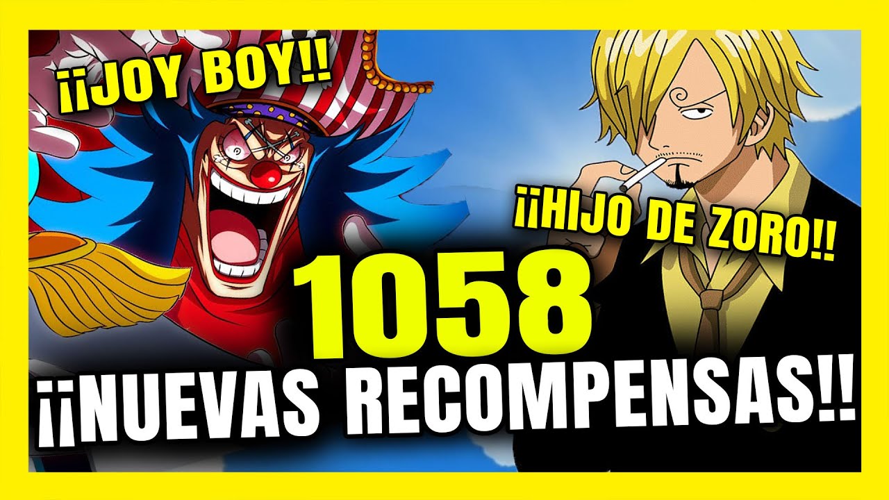 ONE PIECE SPOILERS 1058 - A NOVA RECOMPENSA DOS MUGIWARAS - A RECOMPENSA DE  MIHAWK- #onepiece1058 