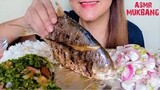 ASMR MUKBANG FILIPINO FOOD KILAWIN TANIGUE INIHAW NA ISDA ENSALADANG LATO | NO TALKING | EATING SHOW