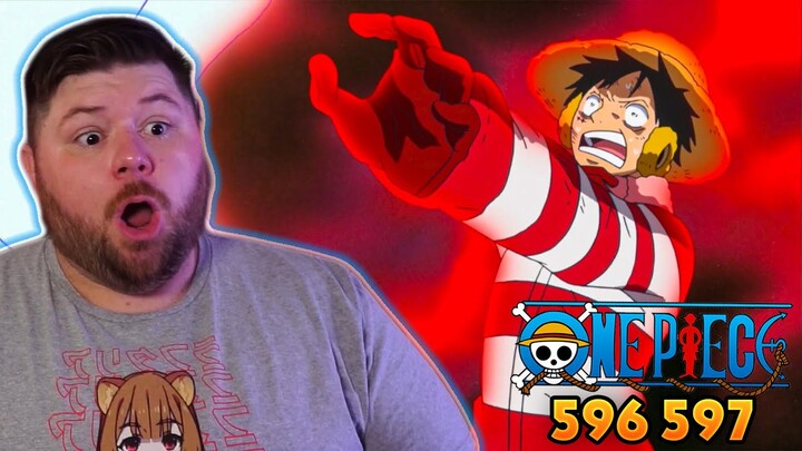 Luffy Vs Caesar! One Piece REACTION | Episode 596 & 597