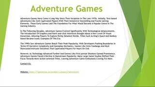 Adventure Games