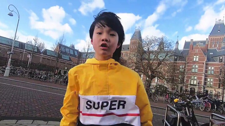 Setelah ketiga anak laki-laki itu pergi ke Amsterdam, TianTian & DaBao & Skiller di Amsterdam