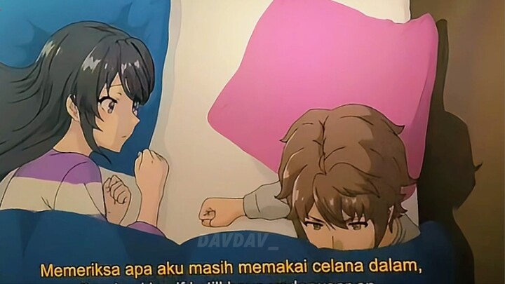 Sakuta dan Mai sedang … 😌