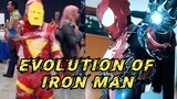 A suit combined with Iron Man, Spider-Man & Venom's suits