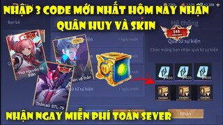 GiftCode Liên Quân | Nhập 3 Code Liên Quân Mới Nhất Nhận Skin Sss+ Quà Quân Huy Cực Ngon Toàn Sever