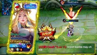 REPORT KADITA CHEATER!! | KADITA BEST BUILD 2022 | TOP GLOBAL KADITA GAMEPLAY