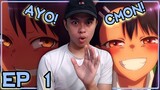SHE'S CRAZY!! | Don't Toy With Me Miss Nagatoro Episode 1 Reaction