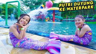 ALUNA DAN AMANDA JADI PUTRI DUYUNG BERENANG DI WATERPARK‼️🥳