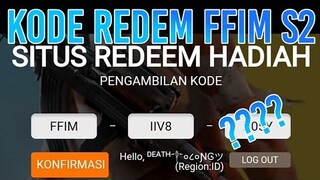 KODE REDEEM FFIM S2 - KODE REDEEM FREE FIRE TERBARU