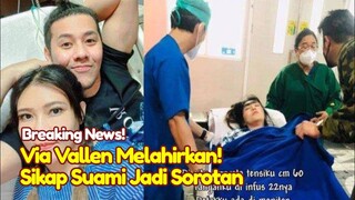 KAGET! Detik-detik Via Vallen Melahirkan, Sikap Suami Jadi Sorotan Lakukan Hal Tak Terduga