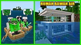Berpetualang Mencari Sponge Di Ocean Monument & Membangun Rumah Bawah Air Di Minecraft