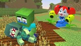 Monster School: Baby Zombie vs Plants - PVZ Sad Story | Minecraft Animation
