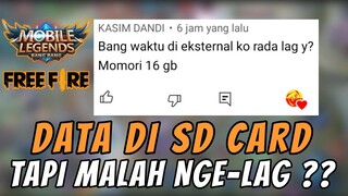 Memindahkan Data Game Ke SDCARD Tapi Malah LAG? INI PENJELASANNYA