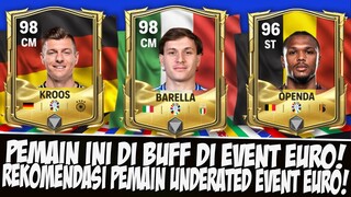 PEMAIN UNDERATED DIEVENT EURO!! REKOMENDASI PEMAIN BUFF BRUTAL DI EVENT EURO 2024 EASPORT FC MOBILE