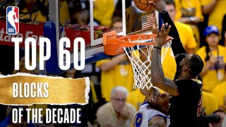 NBA's Top 60 Blocks Of The Decade | #Mobil1Blocks