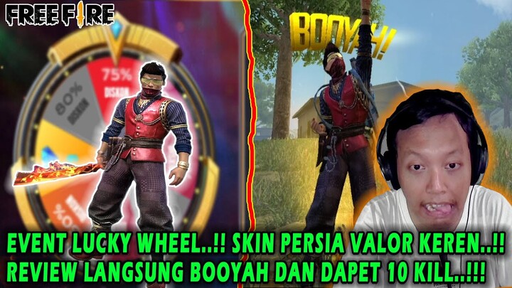 REVIEW SKIN PERSIA VALOR BUNDLE LANGSUNG DAPET 10 KILL..!! - Free Fire Indonesia
