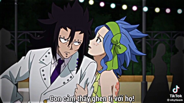 #fairytail "mắc cỡ quá gajeel" 🤭