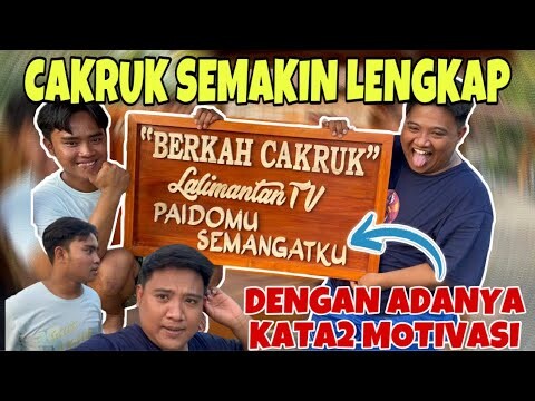 REJEKI PENAMBAHAN DEKORASI GAMBAR CAKRUK BERKAH LALIMANTANTV