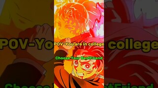 Demon Slayer: Pick Your Ultimate Best Friend ! #demonslayer#anime#edit#shorts